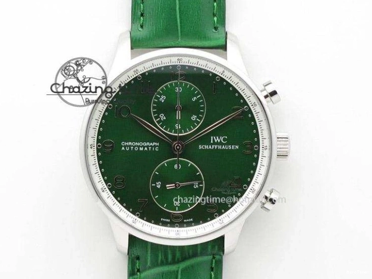 MIROTIME 0208 MoistureWicking Portuguese IW371491 ZF 1:1 Best Edition SS Blue Dial On Leather Strap A79350 (Slim Movement) V 7221